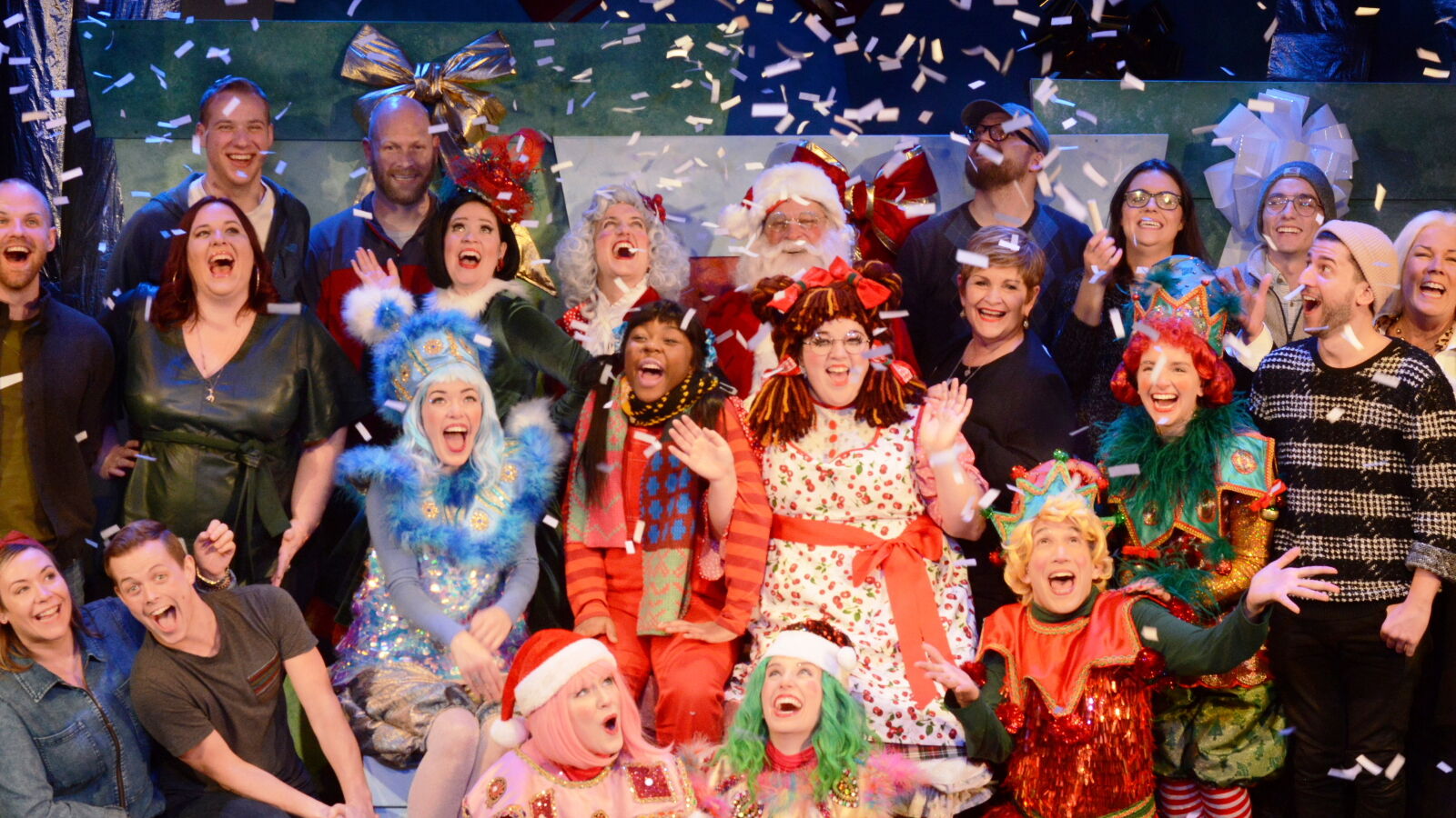 The cast of “Eleanor's Very Merry Christmas Wish-The Musical”